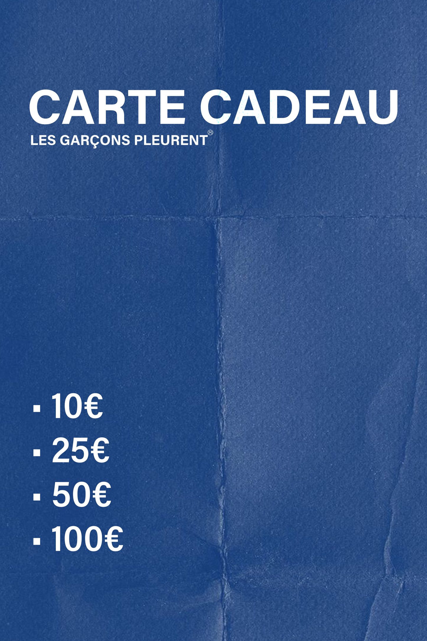 La Carte Cadeau Les Garçons Pleurent