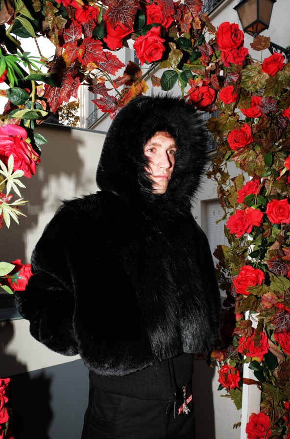 The "I Love Paris" fur jacket