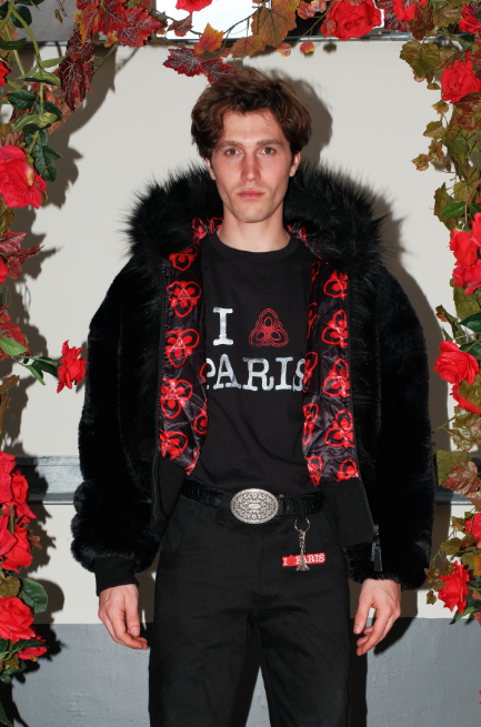 The "I Love Paris" fur jacket