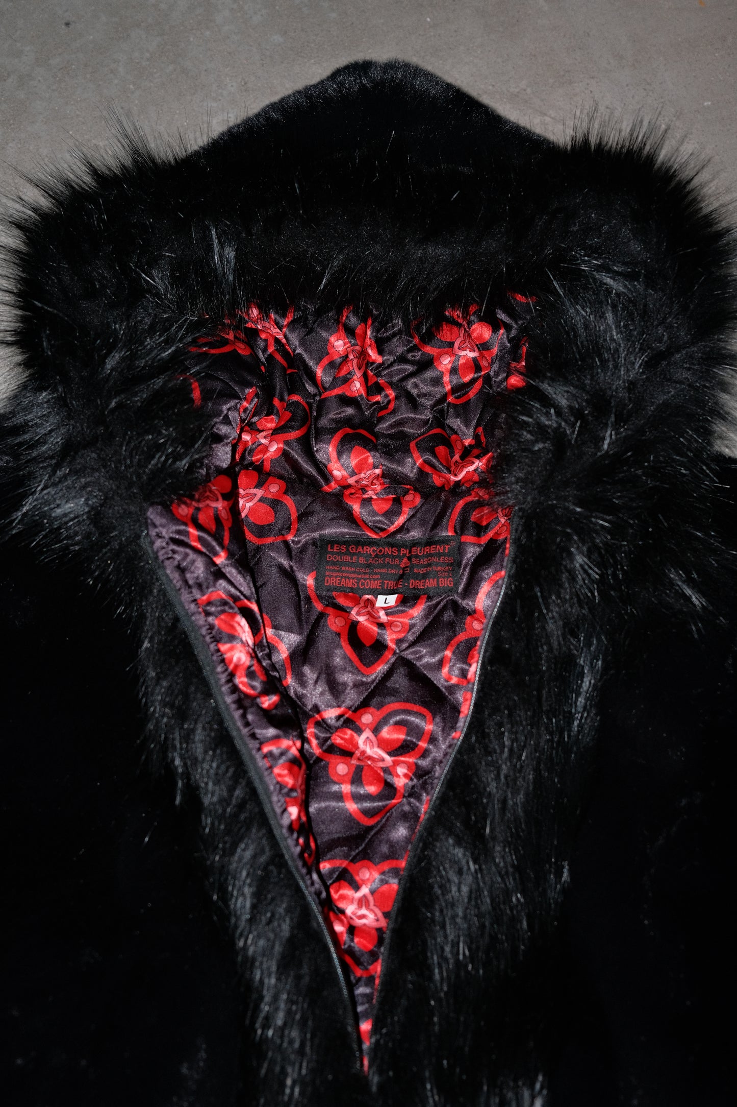 The "I Love Paris" fur jacket