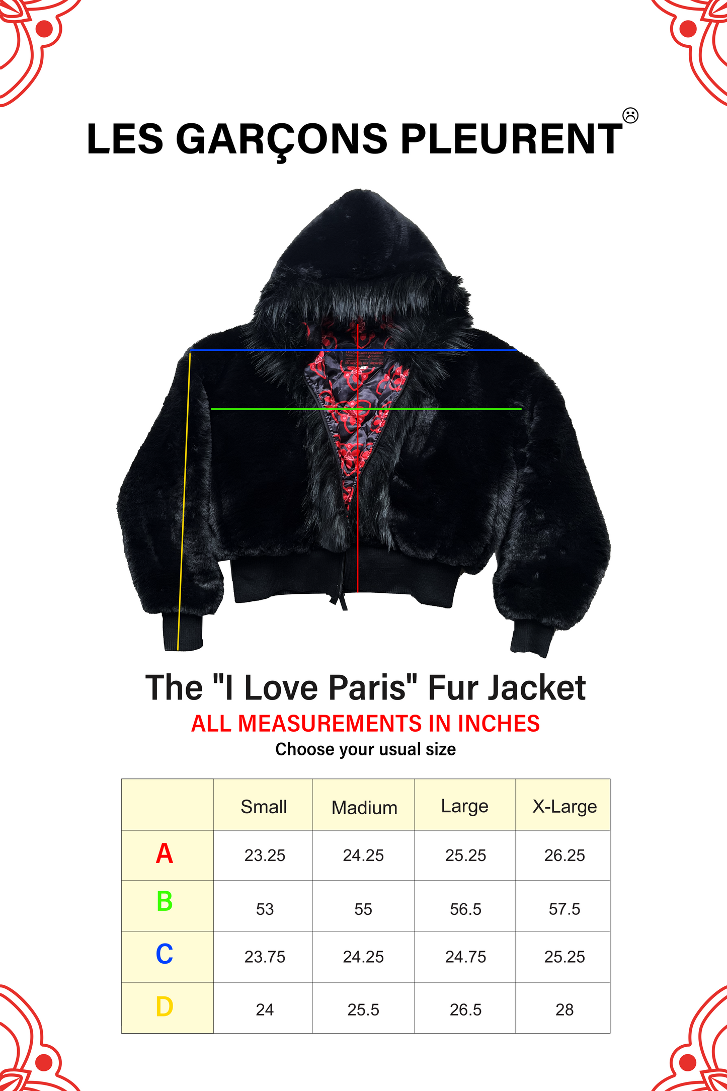 The "I Love Paris" fur jacket
