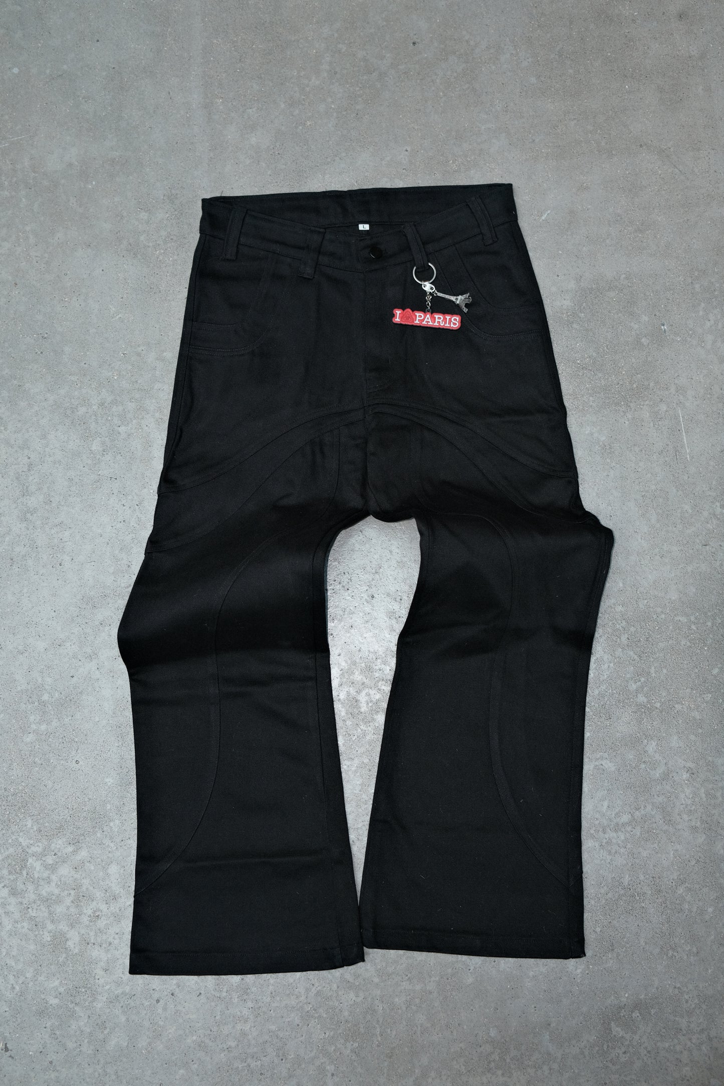 The "I Love Paris" Flare Jeans